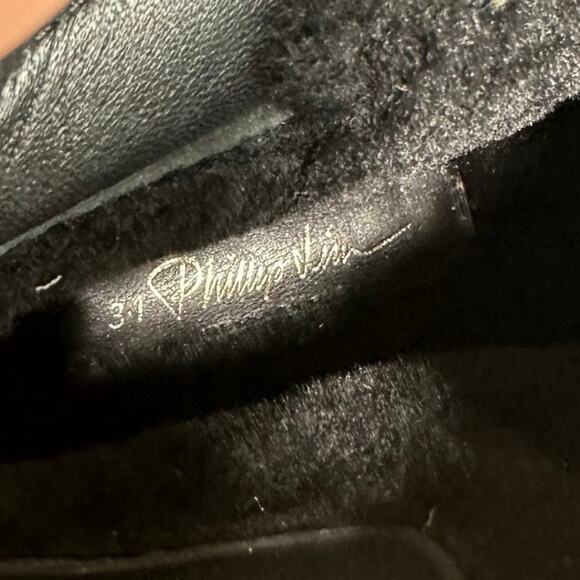 3.1 Phillip Lim NWOB Dylan Lace Up Plaid Hiking Boots Women's Size 37 (US 7) - Picture 8 of 9